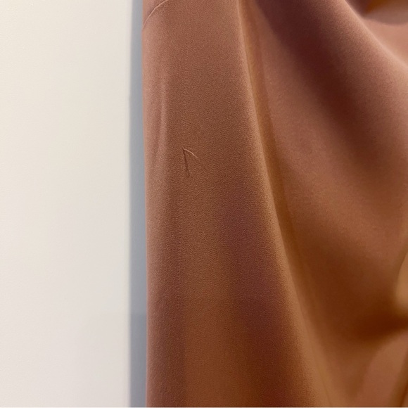 NBD Malia Midi Dress Sheen Satin Mauve Size M - Picture 6 of 9